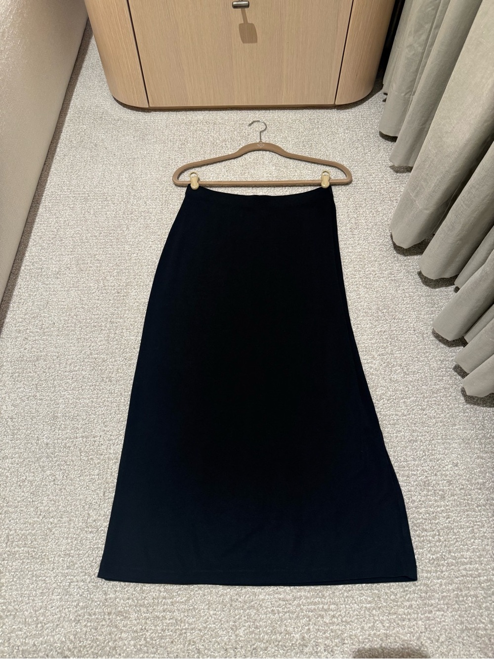 DKNY Black Maxi Skirt